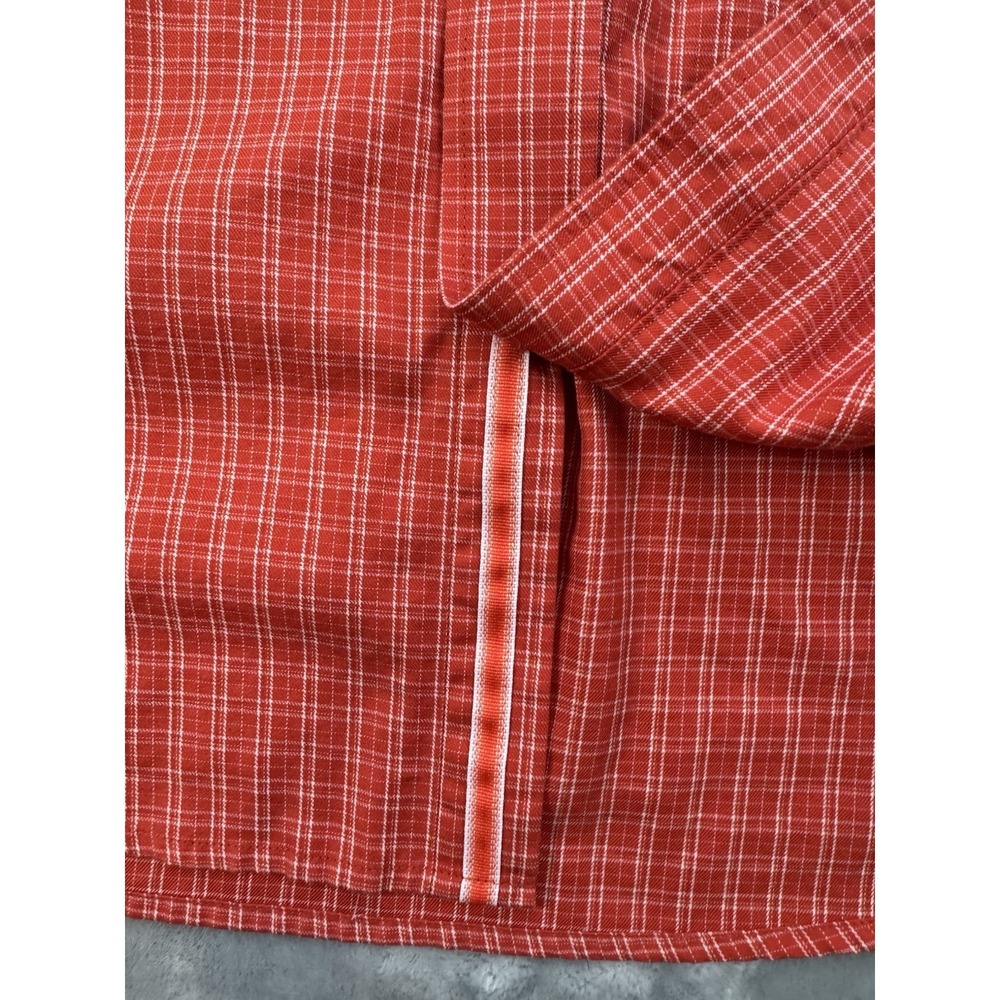 Ariat Pro Series Shirt Mens Medium Red Plaid Long Sleeve Outdoor Western - Picture 5 of 11